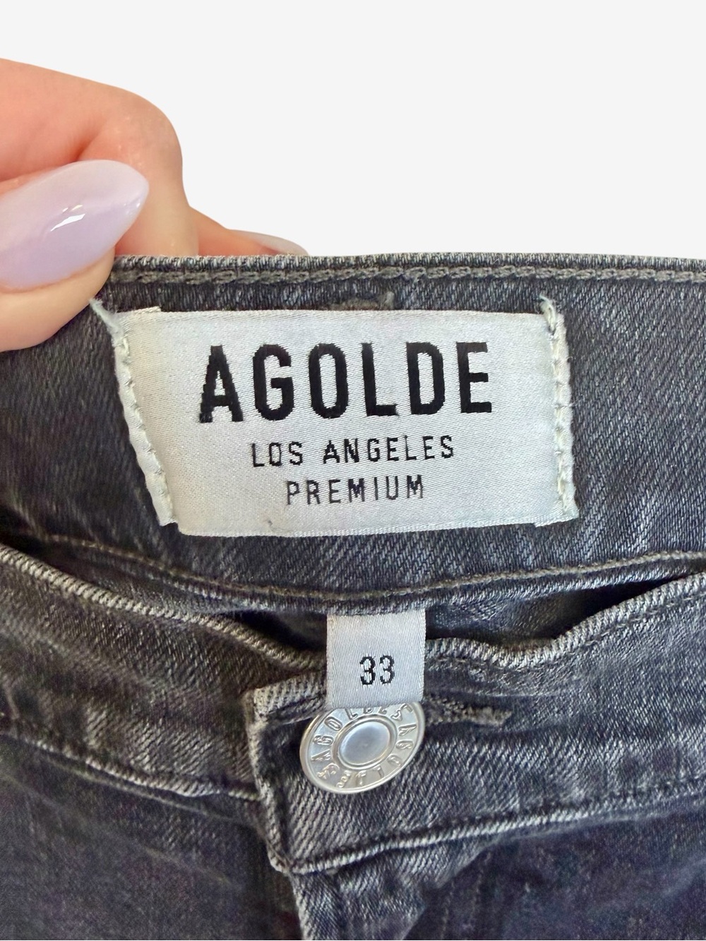 Agolde Men’s Distressed Straight Leg Jeans - 33x28 - Picture 3 of 9